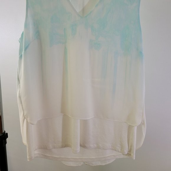 T Tahari Mixed Media Sleeveless Tank - Picture 4 of 4